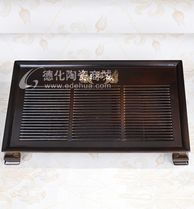 鳳賞牡丹木制茶盤/高檔茶盤/茶具套裝/木制茶具