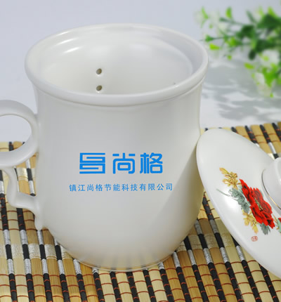 尚格三件杯定彩,會議杯,禮品辦公杯定做,禮盒廣告促銷陶瓷杯子
