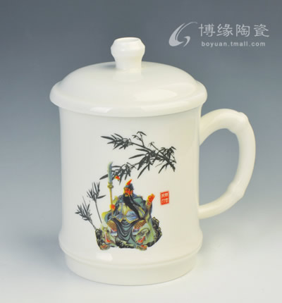 關公竹節杯