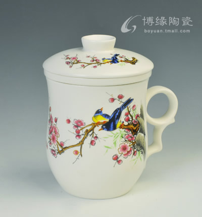 喜上眉梢三件杯