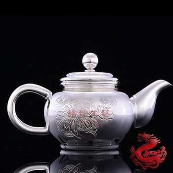 四君子泡茶壺(梅蘭竹菊)