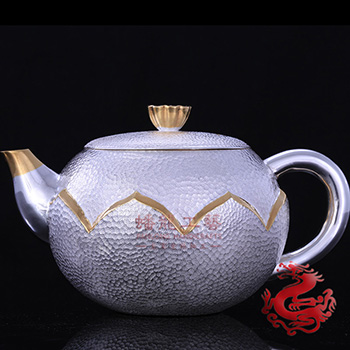 荷花瓣泡茶壺