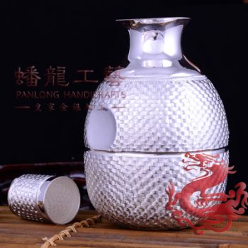 竹編文清酒具