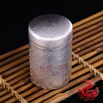 樹(shù)皮紋茶葉筒