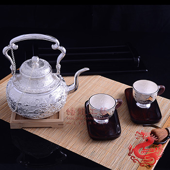 松鶴延年提梁茶具