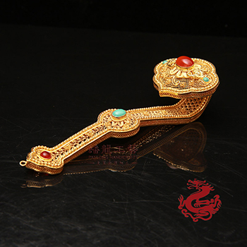花絲嵌寶如意(小)