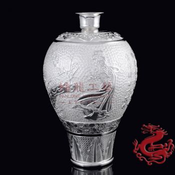 踏雪尋梅花瓶(大)
