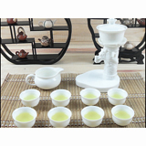 龍行天下高檔玉瓷自動茶具陶瓷茶具套裝