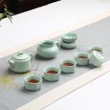 正品風韻汝窯茶具套裝整套功夫茶具陶瓷開片汝瓷個性茶杯茶壺