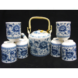 7頭富貴牡丹橋壺茶具