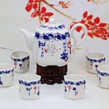 新款景德鎮青花玲瓏瓷茶具家和萬事興水晶玲瓏瓷功夫茶具米通茶具