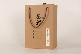 半斤不銹鋼茶禮大紅袍手提禮盒(金)