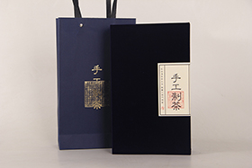 半斤絨布手工制茶簡易盒(蘭)