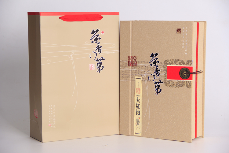 三兩茶香門第大紅袍禮盒(米黃)