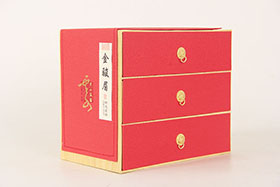 一斤金駿眉云山抽屜簡易盒(紅)