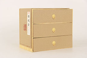一斤鐵觀音云山抽屜簡易盒(金)
