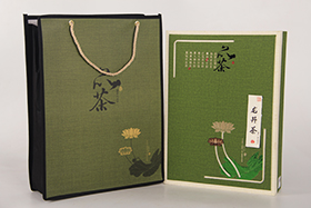半斤品茶龍井茶禮盒(綠)