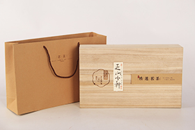 茗器正山小種4罐裝木禮盒(本色)