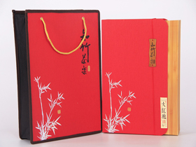 六兩知竹茶樂大紅袍禮盒(紅)