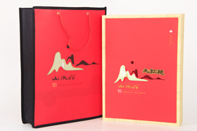 六兩JLF山水大紅袍禮盒(紅)