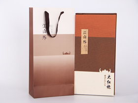 三兩江山外大紅袍禮盒(棕)