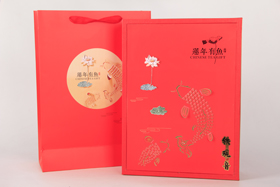一斤蓮年有魚鐵觀音禮盒(紅)