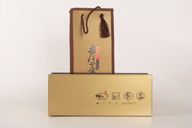 君子茶簡易禮盒(金)