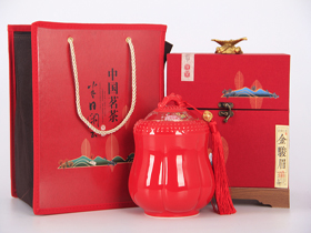 半日閑云單罐大號金駿眉禮盒(紅)