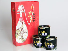 YG-A055颂礼大红袍圆罐(黑)