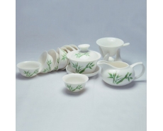 绿竹陶瓷茶具