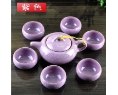 冰裂紫色茶具