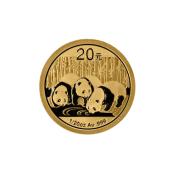 2013年熊猫金币1/20盎司
