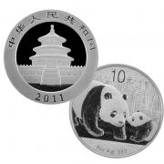 东方收藏2011年1盎司熊猫银币
