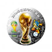 東方收藏2014年巴西FIFA世界杯紀(jì)念銀章(1公斤)