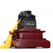 北京工美集團玉璽航天龍璽青玉版航天玉璽紀念中國航天事業60周年和田玉