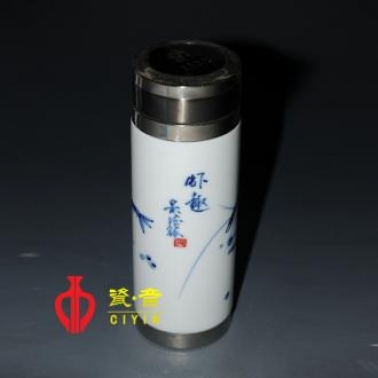 蝦趣陶瓷杯