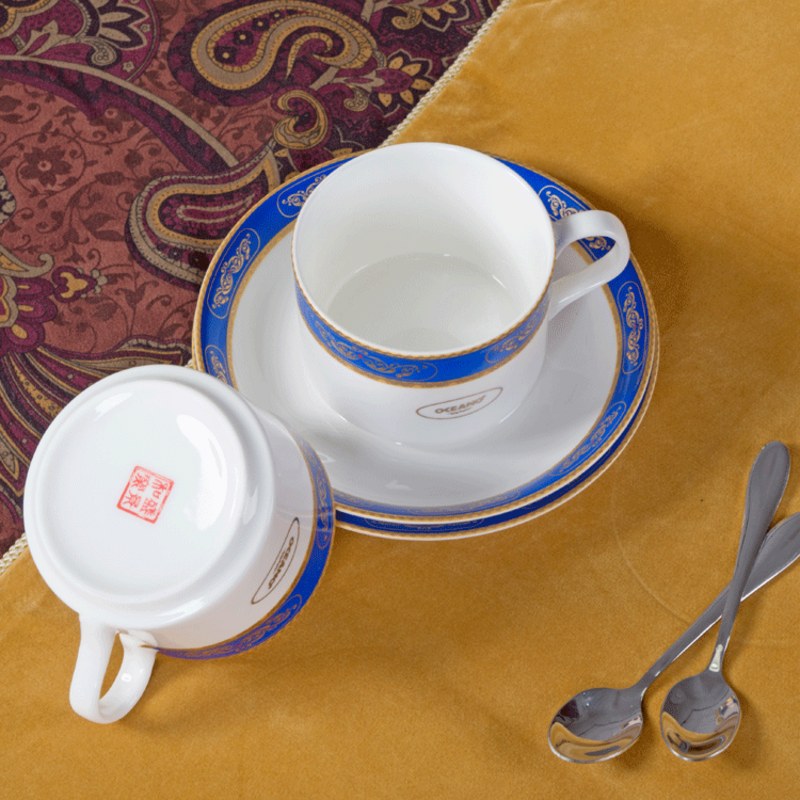 情侣对杯 欧式陶瓷咖啡杯套装下午茶杯
