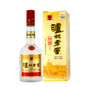 52度瀘州老窖新品特曲500ml產(chǎn)于2007年濃香型白酒瀘州老窖官方商城
