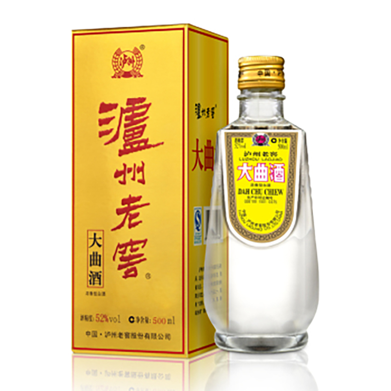 52度瀘州老窖大曲酒500ml濃香型高度白酒瀘州老窖官方商城