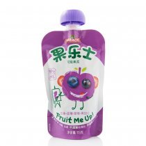 果樂士蘋果草莓藍莓黑加侖可吸果泥113g