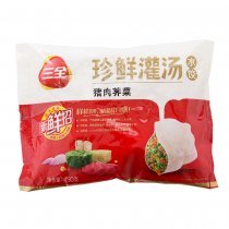 三全狀元水餃速凍水餃薺菜豬肉450g