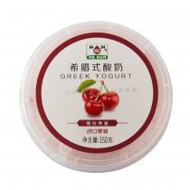 和润希腊式酸奶(樱桃果粒)150g