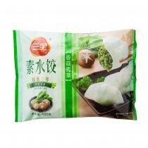 三全素水餃速凍水餃香菇青菜450g