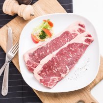 DELICA澳大利亞原裝進口牛肉谷飼西冷牛扒(牛排)200g*2海外直采