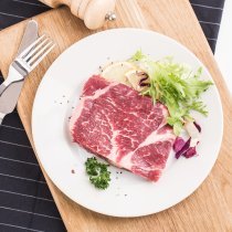 DELICA澳大利亞原裝進(jìn)口牛肉谷飼上腦牛扒(牛排)400g(2塊/袋)海外直采
