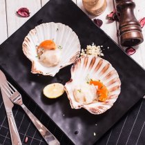 OceanJade愛爾蘭野生生凍半殼扇貝柱1kg海外直采
