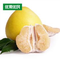 【預(yù)售】9月5日發(fā)貨優(yōu)果優(yōu)民正宗平和琯溪蜜柚白心蜜柚2顆裝2300~2500g