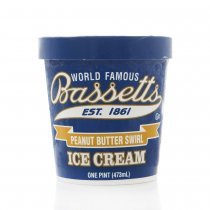贝赛斯Bassetts漩涡花生奶油冰淇淋473ml[自营]