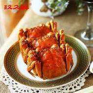 玖久鮮陽澄湖大閘蟹實物優(yōu)享逸家精致禮盒4對(預(yù)計9月23號左右發(fā)貨)公3.5-3.9兩；母2.5-2.9兩