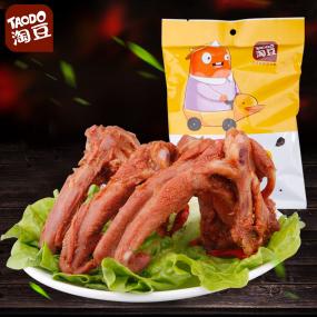 【淘豆】鴨鎖骨(甜辣味)200g小吃鴨肉辦公室休閑零食新品